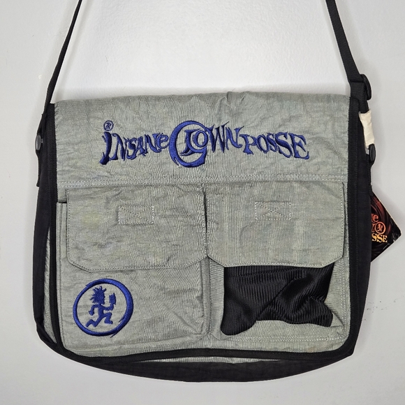 Nwt Vintage ICP Y2K Insane Clown Posse laptop Messenger Bag Juggalo Hatchet man - Picture 1 of 9